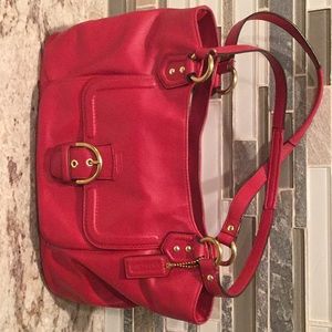 Coach leather purse